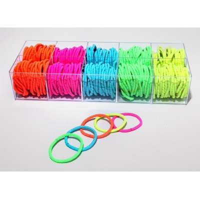factory direct bright color elastic hair circle polyester fiber hair string benefit women hair cord